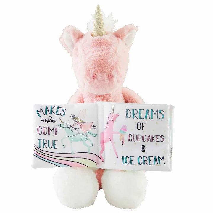 Unicorn Plush Toy with Book