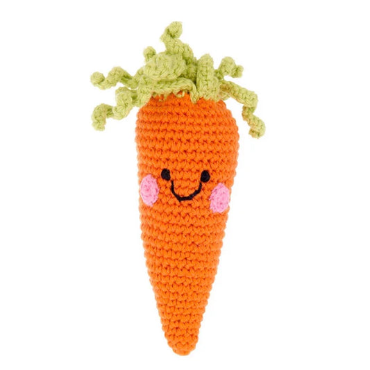 Friendly Carrot Rattle